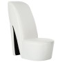 Sillón con forma de zapato de tacón cuero sintético blanco de vidaXL, Sillones - Ref: Foro24-248652, Precio: 198,32 €, Descue...