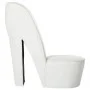 Armchair in the shape of a white synthetic leather high heel shoe by vidaXL, Armchairs - Ref: Foro24-248652, Price: 189,44 €,...