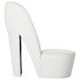Sillón con forma de zapato de tacón cuero sintético blanco de vidaXL, Sillones - Ref: Foro24-248652, Precio: 198,32 €, Descue...