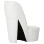 Sillón con forma de zapato de tacón cuero sintético blanco de vidaXL, Sillones - Ref: Foro24-248652, Precio: 198,32 €, Descue...