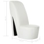 Schuhförmiger Sessel mit weißem Kunstlederabsatz. von vidaXL, Sessel - Ref: Foro24-248652, Preis: 198,32 €, Rabatt: %
