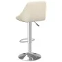Cremefarbener Küchenhocker aus Samt, 2 Einheiten von vidaXL, Küchenhocker - Ref: Foro24-335304, Preis: 141,22 €, Rabatt: %