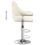 Cremefarbener Küchenhocker aus Samt, 2 Einheiten von vidaXL, Küchenhocker - Ref: Foro24-335304, Preis: 141,22 €, Rabatt: %