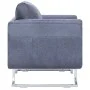 Grauer Würfelsessel aus Wildlederimitat von vidaXL, Sessel - Ref: Foro24-282154, Preis: 201,44 €, Rabatt: %