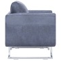 Sillón en forma de cubo de piel de ante artificial gris de vidaXL, Sillones - Ref: Foro24-282154, Precio: 204,18 €, Descuento: %