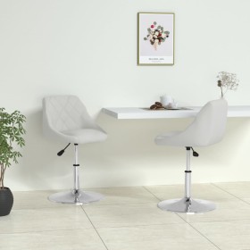 Sillas de comedor 2 unidades cuero sintético blanco de vidaXL, Sillas de comedor - Ref: Foro24-335159, Precio: 125,09 €, Desc...