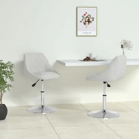 Esszimmerstühle 2 Einheiten aus weißem Kunstleder von vidaXL, Essstühle - Ref: Foro24-335159, Preis: 122,52 €, Rabatt: %