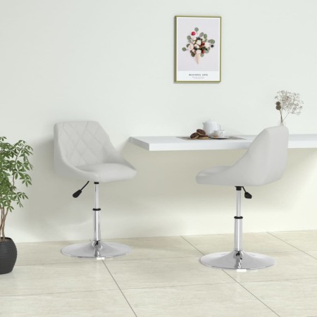 Esszimmerstühle 2 Einheiten aus weißem Kunstleder von vidaXL, Essstühle - Ref: Foro24-335159, Preis: 125,44 €, Rabatt: %