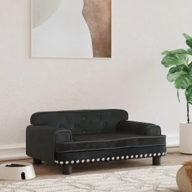 Cama para perros de terciopelo negra 70x45x30 cm de vidaXL, Camas para perros - Ref: Foro24-171886, Precio: 90,07 €, Descuent...