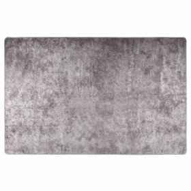 Alfombra lavable antideslizante gris 80x150 cm