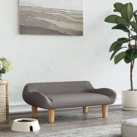 Taupe gray fabric dog bed 70x40x24 cm by vidaXL, Beds for dogs - Ref: Foro24-171949, Price: 64,38 €, Discount: %