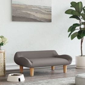 Taupegraues Hundebett aus Stoff, 70 x 40 x 24 cm von vidaXL, Betten für Hunde - Ref: Foro24-171949, Preis: 80,11 €, Rabatt: %