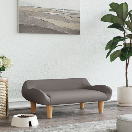 Taupegraues Hundebett aus Stoff, 70 x 40 x 24 cm von vidaXL, Betten für Hunde - Ref: Foro24-171949, Preis: 80,11 €, Rabatt: %