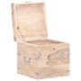 Stamm aus massivem Akazienholz, 40x40x40 cm von vidaXL, Aufbewahrungskisten - Ref: Foro24-289640, Preis: 111,04 €, Rabatt: %