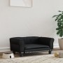 Schwarzes Hundebett aus Kunstleder, 70x45x30 cm von vidaXL, Betten für Hunde - Ref: Foro24-171831, Preis: 81,24 €, Rabatt: %