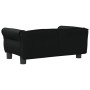 Schwarzes Hundebett aus Kunstleder, 70x45x30 cm von vidaXL, Betten für Hunde - Ref: Foro24-171831, Preis: 81,24 €, Rabatt: %