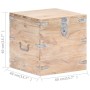 Stamm aus massivem Akazienholz, 40x40x40 cm von vidaXL, Aufbewahrungskisten - Ref: Foro24-289640, Preis: 111,04 €, Rabatt: %