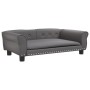 Hundebett aus grauem Kunstleder, 95 x 55 x 30 cm von vidaXL, Betten für Hunde - Ref: Foro24-171820, Preis: 92,47 €, Rabatt: %