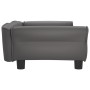 Hundebett aus grauem Kunstleder, 95 x 55 x 30 cm von vidaXL, Betten für Hunde - Ref: Foro24-171820, Preis: 92,47 €, Rabatt: %