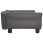 Hundebett aus grauem Kunstleder, 95 x 55 x 30 cm von vidaXL, Betten für Hunde - Ref: Foro24-171820, Preis: 82,95 €, Rabatt: %