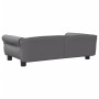 Hundebett aus grauem Kunstleder, 95 x 55 x 30 cm von vidaXL, Betten für Hunde - Ref: Foro24-171820, Preis: 92,47 €, Rabatt: %