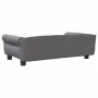 Hundebett aus grauem Kunstleder, 95 x 55 x 30 cm von vidaXL, Betten für Hunde - Ref: Foro24-171820, Preis: 82,95 €, Rabatt: %