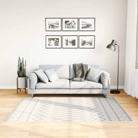 Alfombra lavable antideslizante negro y blanco 120x180 cm