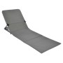 HI Gray PVC folding beach chair mat by HI, Loungers - Ref: Foro24-423980, Price: 28,22 €, Discount: %