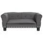 Cama para perros de cuero sintético gris 70x45x30 cm de vidaXL, Camas para perros - Ref: Foro24-171834, Precio: 66,90 €, Desc...
