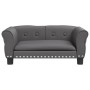 Graues Hundebett aus Kunstleder, 70x45x30 cm von vidaXL, Betten für Hunde - Ref: Foro24-171834, Preis: 67,72 €, Rabatt: %