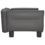 Cama para perros de cuero sintético gris 70x45x30 cm de vidaXL, Camas para perros - Ref: Foro24-171834, Precio: 66,90 €, Desc...