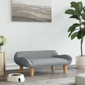 Light gray fabric dog bed 70x40x24 cm by vidaXL, Beds for dogs - Ref: Foro24-171946, Price: 63,74 €, Discount: %