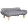 Light gray fabric dog bed 70x40x24 cm by vidaXL, Beds for dogs - Ref: Foro24-171946, Price: 71,12 €, Discount: %