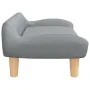 Cama para perros de tela gris claro 70x40x24 cm de vidaXL, Camas para perros - Ref: Foro24-171946, Precio: 71,12 €, Descuento: %