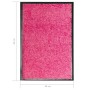 Felpudo lavable rosa 40x60 cm