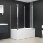 Transparente Duschwand aus gehärtetem Glas, 120 x 69 x 130 cm von vidaXL, Duschtüren - Ref: Foro24-146227, Preis: 218,38 €, R...