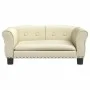 Cream synthetic leather dog bed 70x45x30 cm by vidaXL, Beds for dogs - Ref: Foro24-171832, Price: 79,23 €, Discount: %