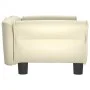 Cream synthetic leather dog bed 70x45x30 cm by vidaXL, Beds for dogs - Ref: Foro24-171832, Price: 79,23 €, Discount: %