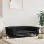 Cama para perros de cuero sintético negra 95x55x30 cm de vidaXL, Camas para perros - Ref: Foro24-171817, Precio: 99,98 €, Des...