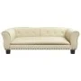 Cama para perros de cuero sintético crema 95x55x30 cm de vidaXL, Camas para perros - Ref: Foro24-171818, Precio: 79,47 €, Des...