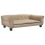 Cama para perros de cuero sintético color capuchino 95x55x30 cm de vidaXL, Camas para perros - Ref: Foro24-171821, Precio: 83...