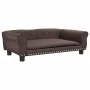 Braunes Hundebett aus Kunstleder, 95x55x30 cm von vidaXL, Betten für Hunde - Ref: Foro24-171819, Preis: 83,80 €, Rabatt: %