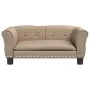 Cama para perros de cuero sintético color capuchino 70x45x30 cm de vidaXL, Camas para perros - Ref: Foro24-171835, Precio: 66...