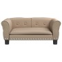 Cappuccino synthetic leather dog bed 70x45x30 cm by vidaXL, Beds for dogs - Ref: Foro24-171835, Price: 67,70 €, Discount: %