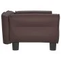 Braunes Hundebett aus Kunstleder, 70x45x30 cm von vidaXL, Betten für Hunde - Ref: Foro24-171833, Preis: 64,90 €, Rabatt: %