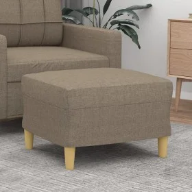 Taupe gray fabric footrest 60x50x41 cm by vidaXL, Ottomans - Ref: Foro24-349270, Price: 54,57 €, Discount: %