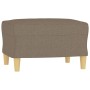 Fußstütze aus taupegrauem Stoff, 60 x 50 x 41 cm von vidaXL, Osmanen - Ref: Foro24-349270, Preis: 54,38 €, Rabatt: %