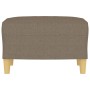 Fußstütze aus taupegrauem Stoff, 60 x 50 x 41 cm von vidaXL, Osmanen - Ref: Foro24-349270, Preis: 54,38 €, Rabatt: %