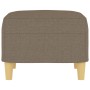 Fußstütze aus taupegrauem Stoff, 60 x 50 x 41 cm von vidaXL, Osmanen - Ref: Foro24-349270, Preis: 54,38 €, Rabatt: %