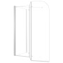 Transparente Duschwand aus gehärtetem Glas, 120 x 69 x 130 cm von vidaXL, Duschtüren - Ref: Foro24-146227, Preis: 218,38 €, R...